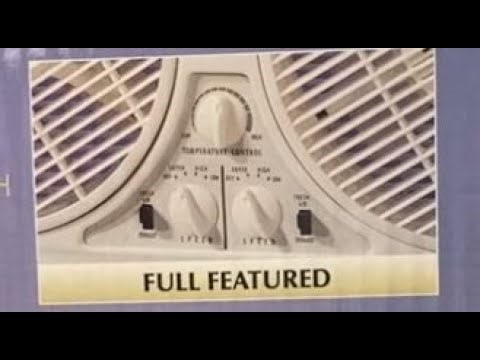 Duracraft DW-628 Twindow Window Fan with 48 Available Control Permutations | Initial Checkout