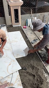 How To Layout and Install Large Format Tile On Concrete Floor | Local Crafts