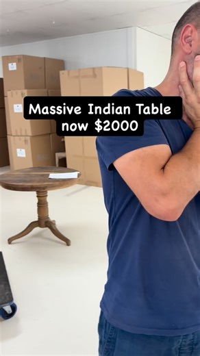 Massive Indian table now reduced down to $2000 one only | The Beach Furniture
