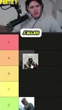 TIER LIST ASSASSIN'S CREED Pt.1 #GamingFR #TierList #AssassinsCreed #AC #Ubisoft #ClassementJV