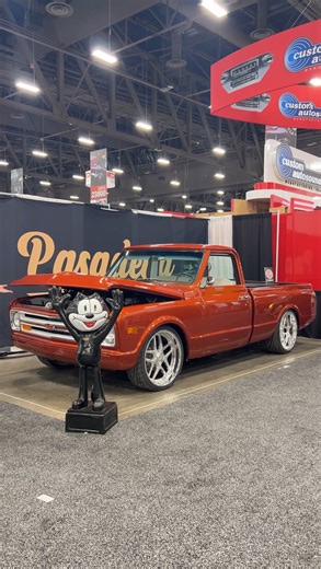 The Bernie on Instagram: "This ‘72 Chevy C10 has had an interesting year- it went from being rescued in the Altadena wildfire to being completely restored by @classic_car_international and @pasadena_classiccar and was a part of the 2025 SEMA Show. #chevyc10 #72c10 #altadenafire #shortbedchevy #eskowheels #pasadenaclassiccar #sema2025 #semashow #loveagoodcarshow #carshowbernie"
