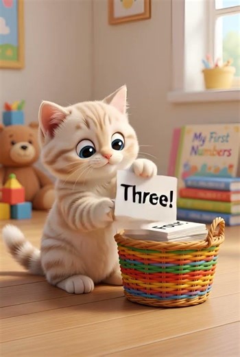 cat counting the number #prettycat