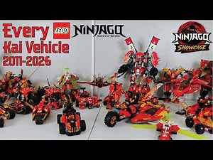 EVERY LEGO NINJAGO KAI VEHICLE! (2011-2026) | Ninjago Showcase