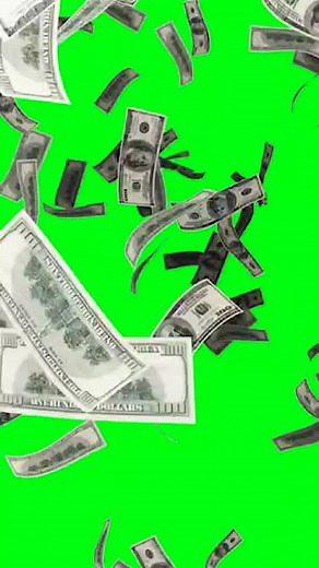 Green Screen on Instagram: "Money #money_falling #Money #doller #greenscreen"