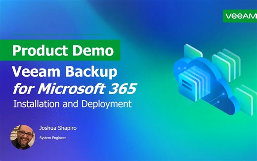 【老麥IT學院】Veeam Backup for Microsoft 365 — 安装和部署基础知识