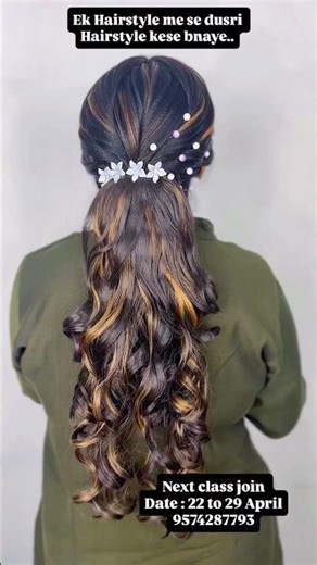 Ek hairstyle se dusri hairstyle banana itna easy ho sakta hai? 😱By Radhapatelhairstylist #hairstyle