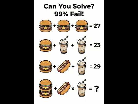99% FAIL! Can You Solve This Viral Math Puzzle? 🧠🔢