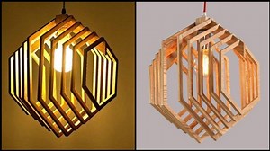 DIY guide to crafting a hexagonal cardboard lamp