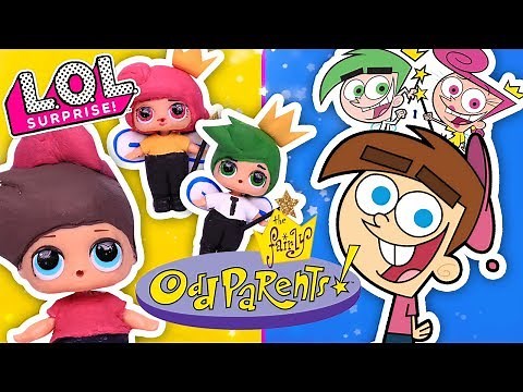 ✨🤴🏻The Fairly OddParents👸🏼 ✨COSMO, WANDA &TIMMY TURNER Lol Custom Dolls!- Toy Transformations