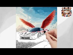 How to Draw a Flying Car | Fun and Easy Drawing Tutorial for Kids
