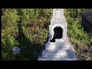 Abandoned old Logan city cemetery-WV