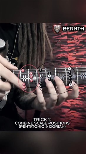 BERNTH on Instagram: "5 tapping tricks 🙌 Follow for more 🎸 #guitarists #guitarsarebetter #guitarvault #guitaristsofinstagram #guitarlesson"
