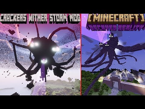 Cracker's Wither Storm Mod VS Decayed Reality Wither Storm Addon (Comparison)