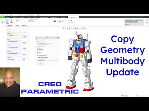 Creo Parametric - Top Down Design | Copy Geometry Multibody Update