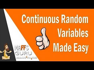 Continuous Random Variables Made Easy Populations and samples | Methods 3 and 4 | MaffsGuru