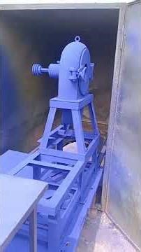 New Powder Coating Process In Workshop. How to paint the Machines. Homemade machines