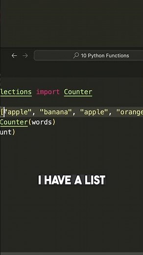 Tutorial: Python Counter Function