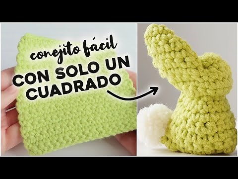 SUPER EASY CROCHET BUNNY! Step-by-step tutorial on how to crochet a bunny, perfect for beginners.