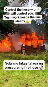 🔹 How strong is the pressure of a fire hose? Fire hoses operate under very high pressure — enough to knock a person down if not handled properly. Here’s a quick breakdown: Standard fire attack hose (1½ to 1¾ inch): 🔸 Pressure: around 100–150 psi (pounds per square inch) 🔸 Water flow: about 95–200 gallons per minute (GPM) Larger supply or master stream hoses (2½ inches and up): 🔸 Pressure: can reach 250 psi or more 🔸 Water flow: up to 500–1000 GPM 💥 At these pressures, the force on the nozz