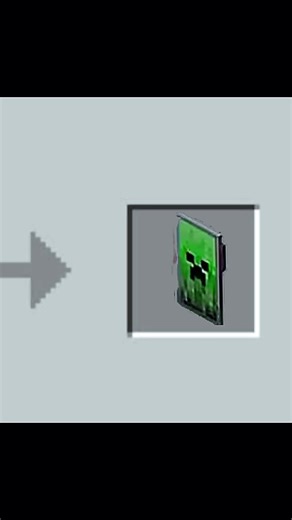 crafting creeper shield moment #minecraft #shorts #youtube