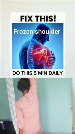 10 sec towel exercise for frozen shoulder#ShoulderPainRelief#Physiotherapy#physiotips#HomeExercise
