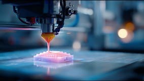 Advanced 3D Printing Technology in Action at a Modern Manufacturing Facility Stock Video - Video of innovation, industry: 401553685