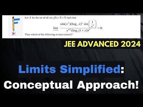 JEE Advanced 2024 Limits: A Conceptual Challenge Solved! | JEE PYQs