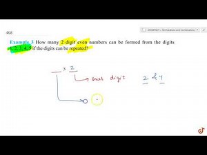 How many 2 digit even numbers can be formed from the digits 1, 2, 3, 4, 5 if the digits can be r...