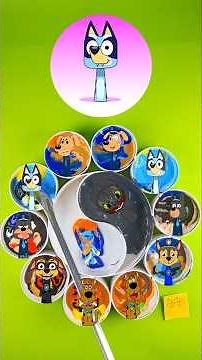 Sprunki 🎵 Mixing Colors 🌈 Sheriff Labrador 🐶 Bluey 🔵 Chase 👮‍♂️ Scooby Doo 🐕 #sprunki 🎶