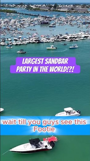 Floridas largest sandbar Party!!
