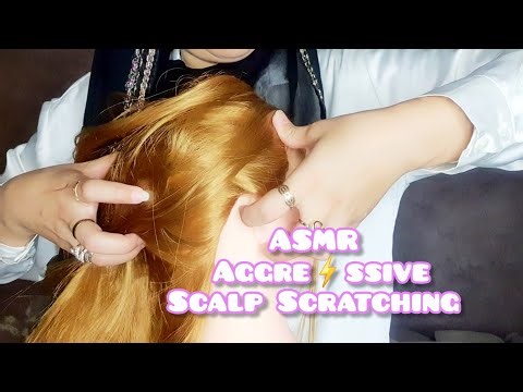 ASMR 🎀⚡Fast & Aggressive Scalp Scratching for 🥱#scalpscratching