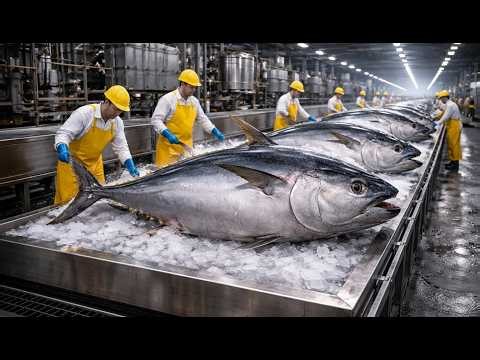 Inside a Canned Tuna Factory | How Millions of Tuna Are Processed Every Day