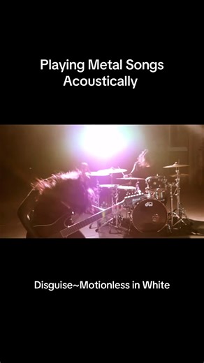 Disguise (Motionless In White) - Acoustic Cover