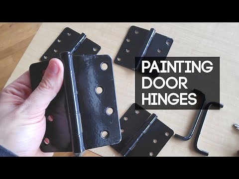 How to Paint Door Hinges