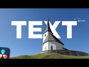 Add Text Behind an object in Davinci Resolve | Free | Full Tutorial |