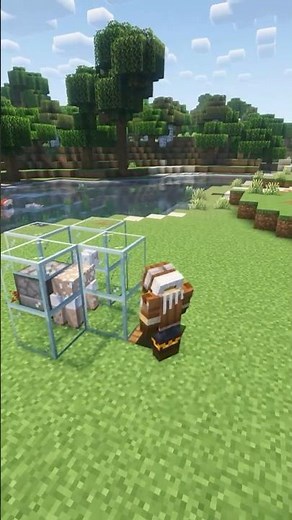 Easy, fully automatic wool farm in Minecraft! 🐑 #minecraft #minecraftfarm #minecrafttutorial