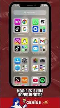 How to Stop Video Looping in iOS 18 Photos App 📱❌ (iPhone Tips)