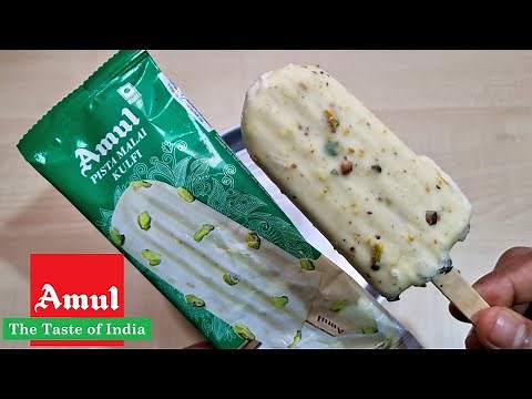 Amul Pista Malai Kulfi🍦 60ml | Ingredients, Taste, Price, Ad | Amul Kulfi Ice Cream | #Amul #Kulfi 🍦