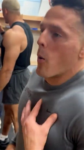 Jessie Godderz (Steel) BTS in the American Gladiators Locker Room