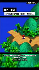 7 Best Turn Based RPG Games for Snes #shorts #bestgame #turnbasedrpg #snes