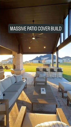 Massive Patio Cover Project in North Texas!