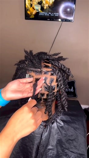 Loc Styling 🔥 #locs #locstyles #locjourney ##locretwist #twostrandtwist