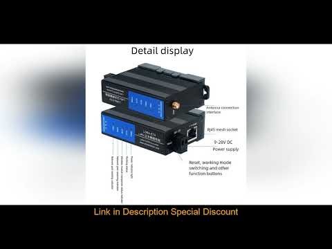LORA-ETH Ethernet Modbus TCP UDP Client Transparent Transmission Server Module 433M RF Remote Transc