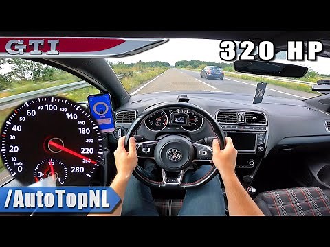 320HP VW Polo GTI 6C on Autobahn by AutoTopNL