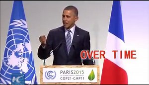238 reactions · 30 shares | #BarackObama runs significantly overtime in speech at #COP21, unaffected by beeps that sounded 5 times https://youtu.be/7THpxqHp9lA | China Xinhua News | Facebook