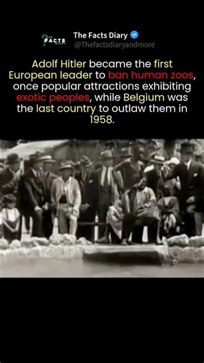 The Dark History of Human Zoos (And Who Ended Them) #shortsfeed #shorts #history