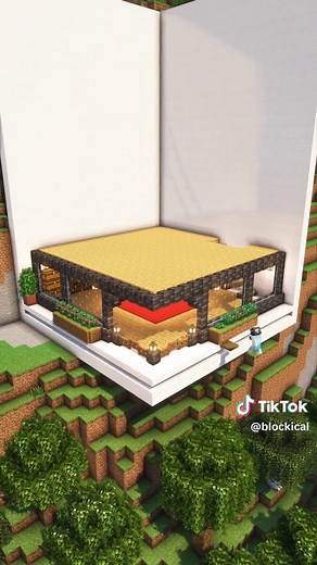 Minecraft Easy Mountain House Build Tutorial