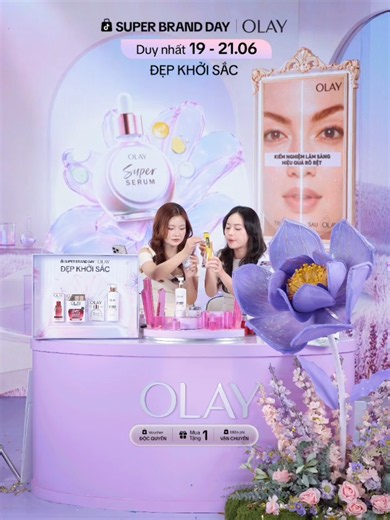 Mua ngay Olay Super Serum giảm giá trong livestream