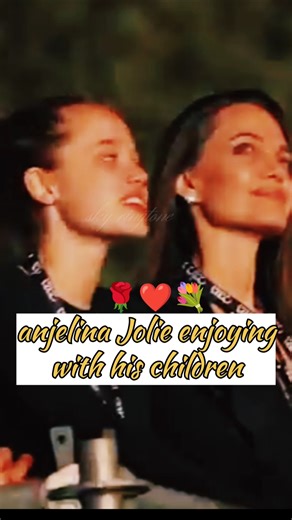 anjelina Jolie and daughter Shiloh Jolie at Mane skin concert Rome #anjelinajolie #shilohjoliepitt