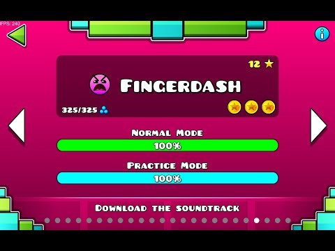 Fingerdash 100% Completed (All 3 Coins)
